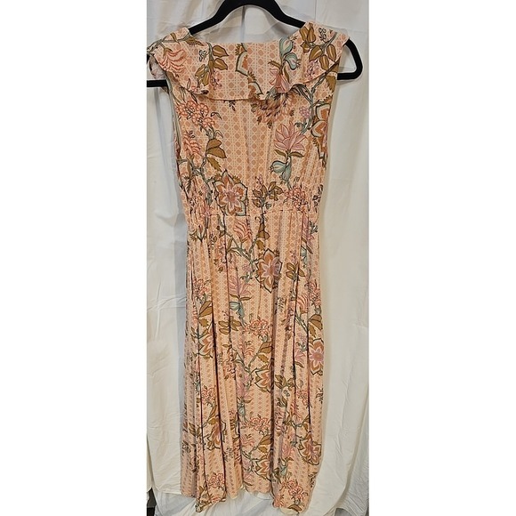 Spartina 449 Janette M Boho Floral Midi Dress Cottagecore Prairie Romantic - Picture 8 of 9